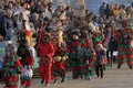 Kukeri, mummers perform rituals to scare away evil spirits during the international festival of masquerade games Ã¢â¬ÂSurvaÃ¢â¬Â